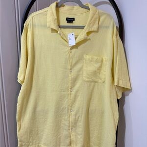 Standard Cloth Urban Outfitters Yellow Casual Button Down Shirt